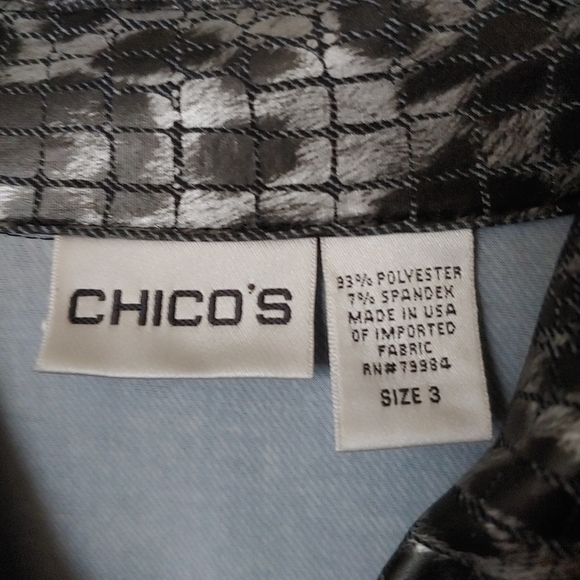 Chico's jacket size 3 - Picture 4 of 4
